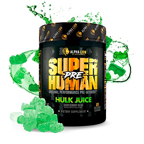 ALPHA LION Superhuman Pre Workout Powder, Beta Alanine, LTaurine & Tri