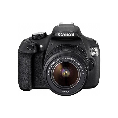 Canon EOS 1200D - Cámara réflex Digital de 18 MP (Pantalla 3, SRL Kit, Color) Negro