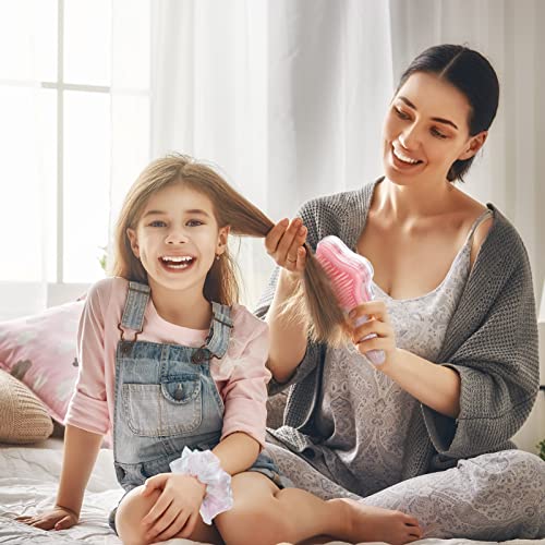 Queen King Little Girls Hair Brush,Unicorn Hair Brush Wet Hair Brush Unicorn Girls Confetti Hair Brush With Hair Ring Glitter Confetti Unicorn Gifts(Rainbow Color) #TOP7