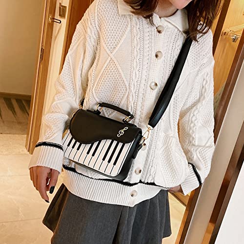 Unique Piano Crossbody PU Leather Note Shoulder Bag Purse3