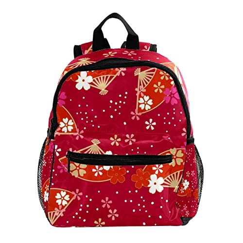 Sac à dos pour garçons et filles 30 cm motif tortue dorée