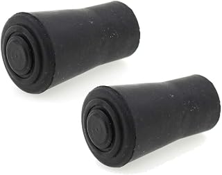 Lifeswonderful - 2pcs: Rubber Ferrules Tips Ends for Leki Style Hiking Sticks Trekking Poles - 12mm