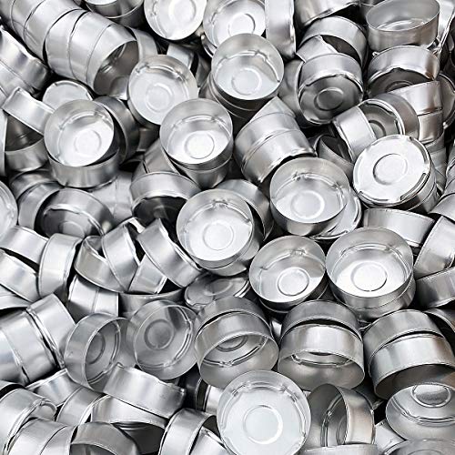 Teelichthalter Metall 19 NKlaus 200 Stück Standard Teelichthüllen Ø 37,5mm für Teelichter...
