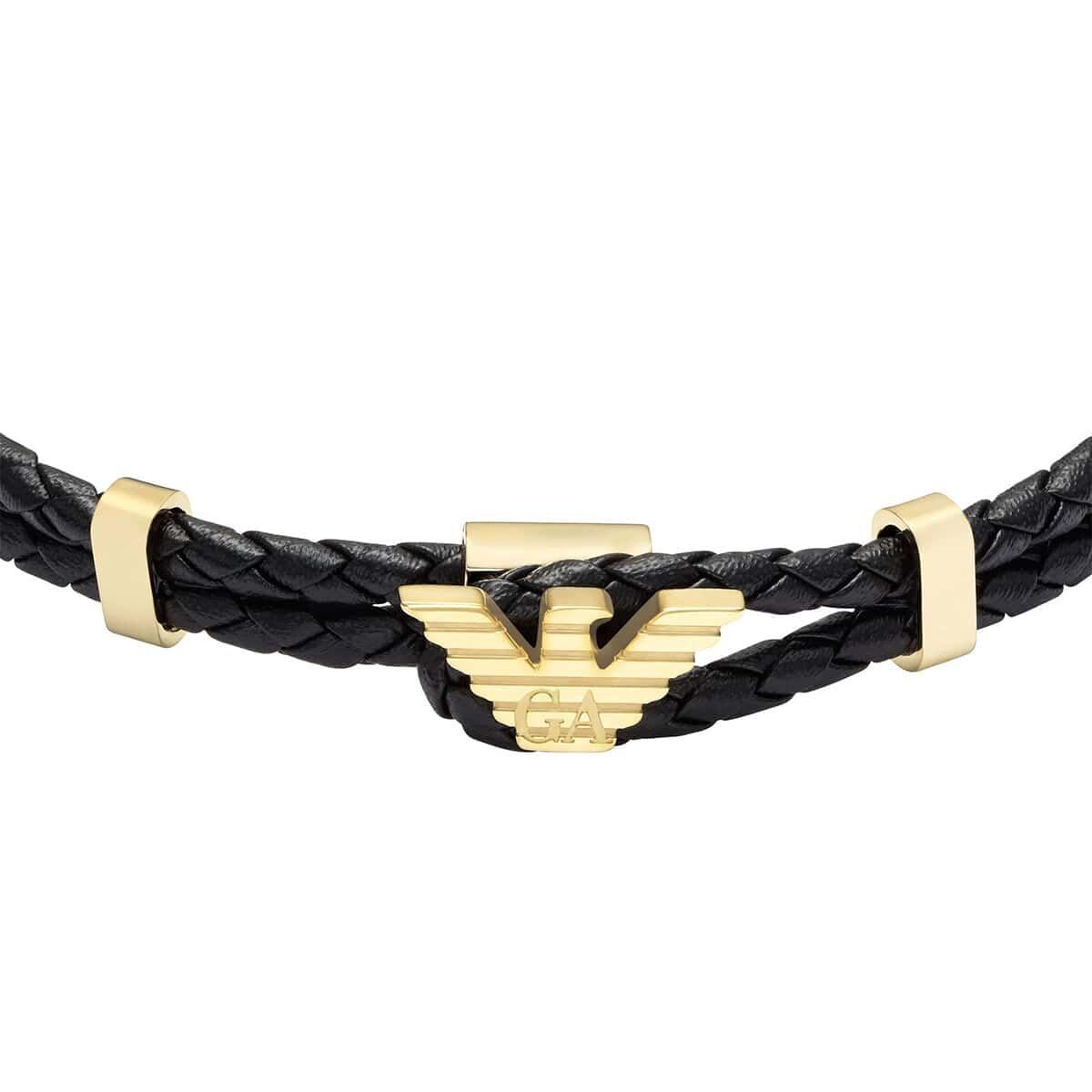 Emporio Armani Męska bransoletka w złotym odcieniu, EGS3321710