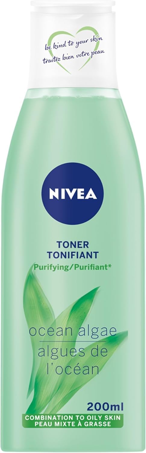 NIVEA Purifying Facial Toner for Oily and Combination Skin, 200ml