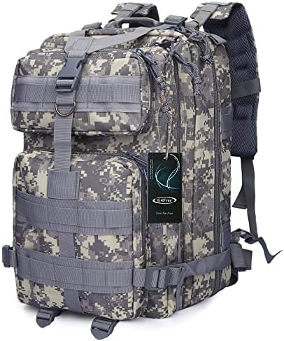 G4Free Tactical Shoulder Backpack Military Survival Pack Army Molle Bug Out Bag Surplus Backpack 35L