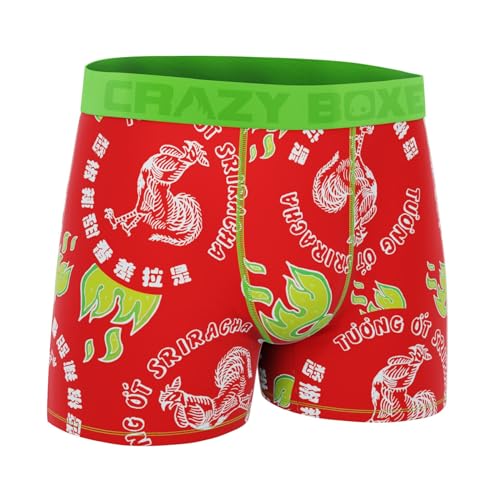 CRAZYBOXER Men's Underwear Sriracha Distortion-free Non-slip waistband Boxer Brief Resistant3
