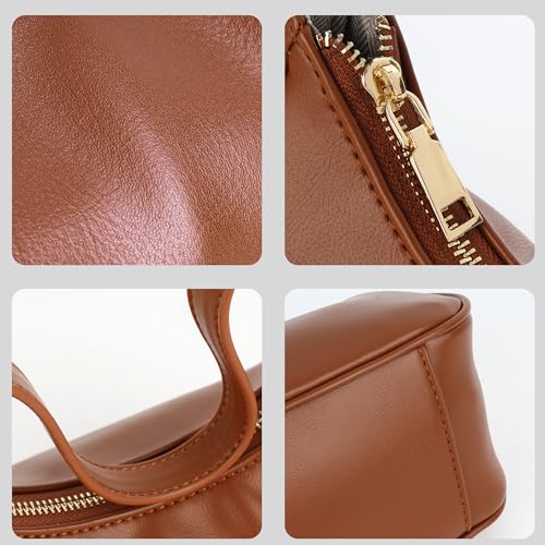 Image of Shoulder Bags for Women,Mini Clutch Purse Cute Hobo Tote Handbag with Zipper Closure