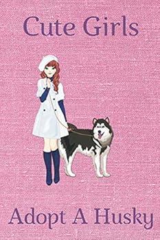 Cute Girls Adopt Husky : Serbian Husky Design / Notbook and Journal