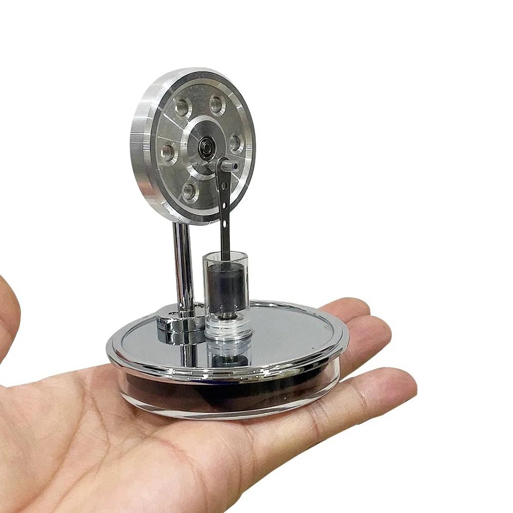 Moteur de Moteur Stirling à Basse Température, Mini Modèle de Moteur Stirling à Basse Température Modèle de Moteur à Piston à Puissance à Vapeur Modèle D'éducation à la Chaleur à Vapeur