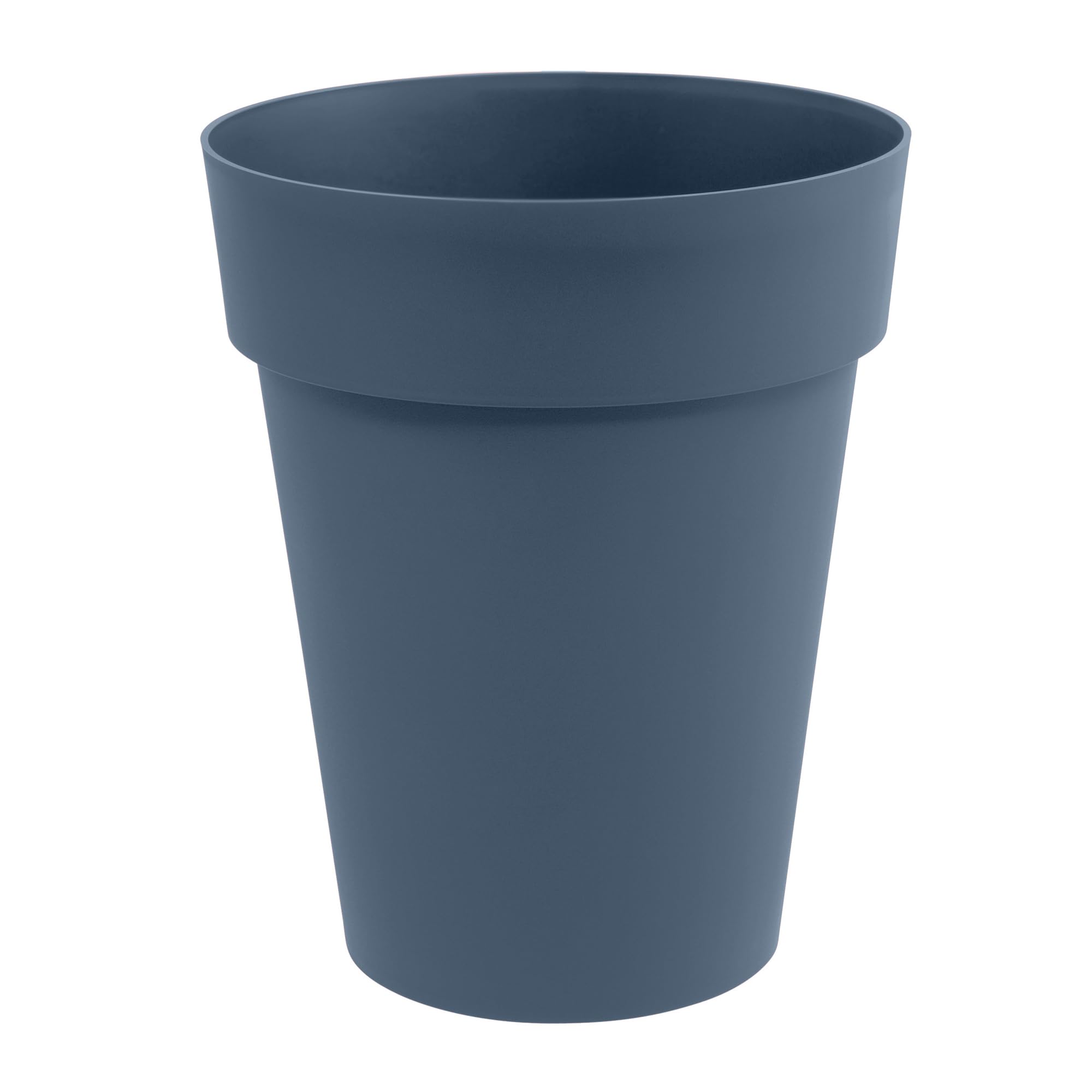 Pot de fleur bleu jean EDA Toscane Ø 44 cm pour décorer balcons et terrasses