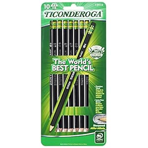 TICONDEROGA Pencils, Wood-Cased Gra...