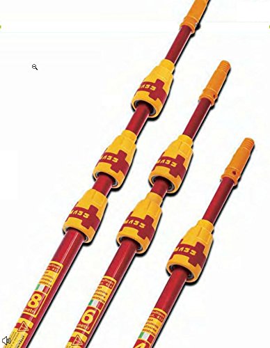 Asta Telescopica In Alluminio | Estensione Da 2.5 A 10 Metri | Con Attacco Conico | Per Lavori In Altezza