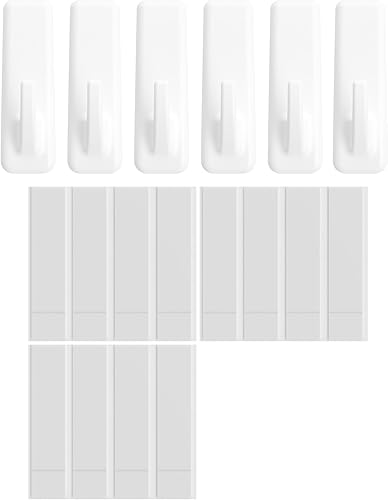 Miniatura 11 de Ganchos adhesivos reMOVibles sin daños de FrogTape - Ganchos de pared grandes y reutilizables para colgar - Sin clavos - Sostiene hasta 5 libras - 6