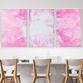signwin 3 Piece Framed Canvas Wall Art Abstract...