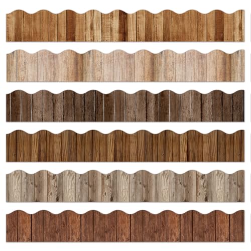 Bordure adhésive grain de bois marron Whaline de 25m pour décoration