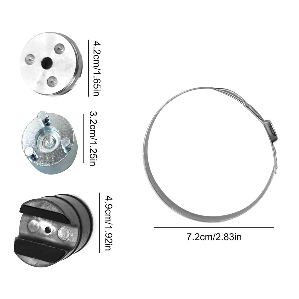 Kit de reparación de cremallera de dirección (7 piezas) 32106891974. Compatible con BMW F30, F3x, Serie 1, 2, 3 y 4, F20, F21, F32, F31, F36, F48, F25, X1, X3 y X4.