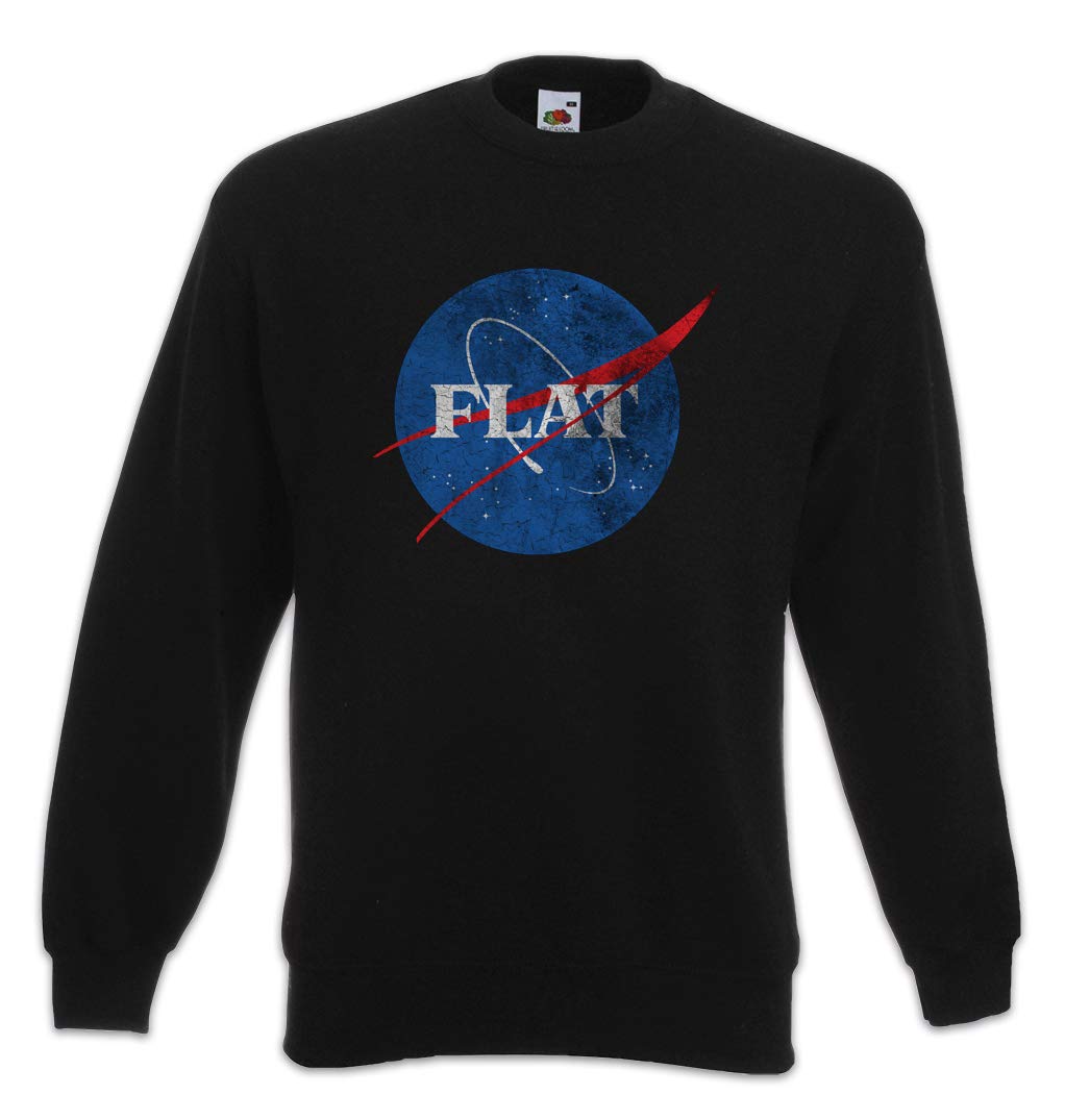 Sweater pullover flat earth pull col rond en coton manches longues pour automne - 2