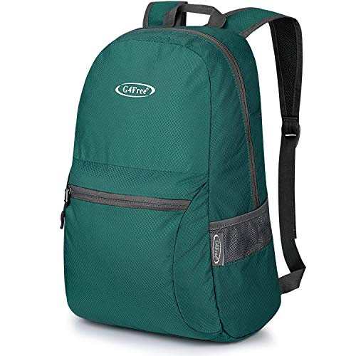 G4Free 20L Ultra Lightweight Foldable Backpack Packable Water Resistant Daypack for Outdoor Walking Camping Traveling Cycling Holiday Unisex