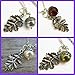 Personalized Acorn Necklace, Designer Faux Pearl Necklace, Antiqued Silver Jewelry, Leaf Branch Autumn Nature, CHOOSE Color, Handmade