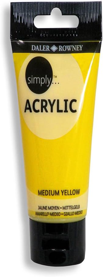 Simply Acrylic Mittelgelb