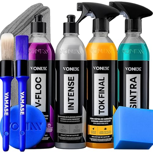 Kit Lavagem Automotiva Completa Vonixx Cera Carnauba Tok Final V-...