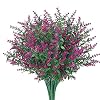 HHuin Simulatie Decoratieve bloem 5 tanden kunstmatige lavendelplant decoratie niet vervagen groene synthetische…