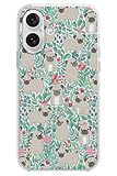 FancyCase Compatible with iPhone 17 Case (6.3inch)-Funny Pug with Flower Cartoon Animal Pattern Flexible TPU Protective Clear Case (Pug in Flowers)