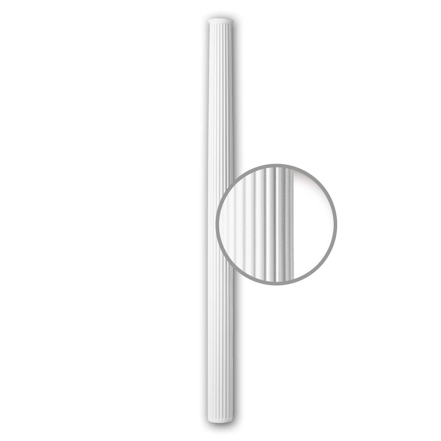 Fût de colonne 240,2 cm Profhome 112081 pré-imprimé stable en mousse polyuréthane