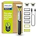 PHILIPS OneBlade 360 Face & Body - elektrischer Rasierer, Trimmer & Bodygroomer, 3x 360 Klingen, 4x Trimmaufsätze (1/2/3/5 mm), 2x Körperaufsätze, Nass- & Trockenrasur für Gesicht & Körper (QP2834/31)