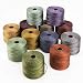 12 Super-lon #18 Cord Ideal for Stringing Beading Crochet and Micro-macram Jewelry Compatible with Kumihimo Projects S-lon Forest Mix