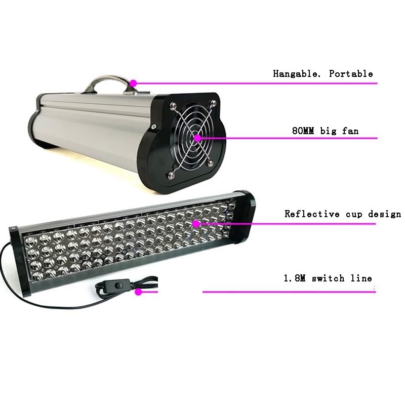 Lámpara de curado UV LED Lámpara de curado Gel UV LED 400 W, 365 NM, 395 y 405, máquina impresión Aceite por luz, Impresora 3D serigrafía for Tinta Vidrio Pintura(365nm)