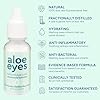 Aloe Eyes Drops - Preservative-Free Dry Eye Relief - Natural Eye Care - Alternative to Eye Wipes - Contact Lens Friendly - 0.5 Fl oz