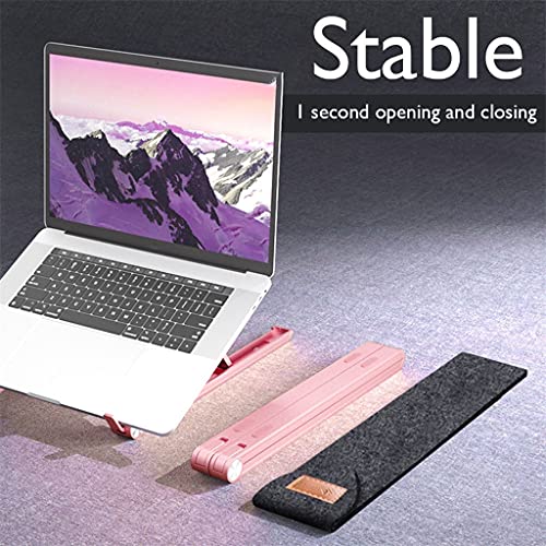 Support pour ordinateur portable base pour tablette pliable et rehausseur vert ajustable