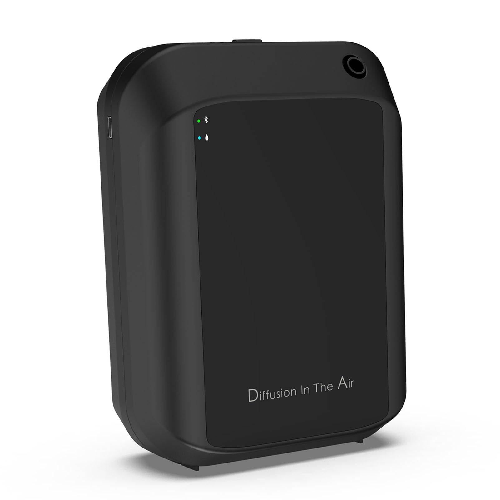 Diffusore di oli essenziali senza acqua da 150 ml, macchina per l'aria profumata Bluetooth Smart, diffusore di fragranze controllato da app, montabile a parete per hotel, spa, (Black)
