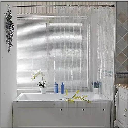 Doublure de rideau de douche imperméable avec 3 aimants lestés