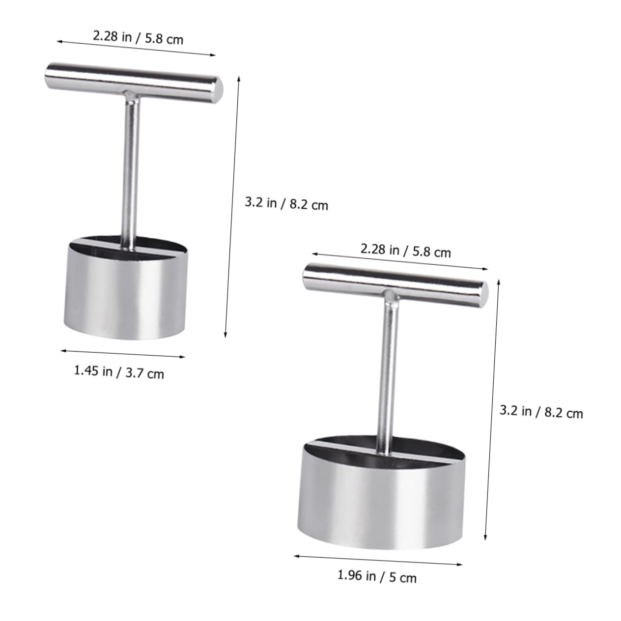 TOPBATHY 6 Stk Apfelentkerner kitchen tools küchenwerkzeug Obstzubehör obstsamen Kartoffeln Äpfel Lochgräber Tragbarer Birnenkernentferner Kernzug schwarzer Pfeffer Gemüse Rostfreier Stahl