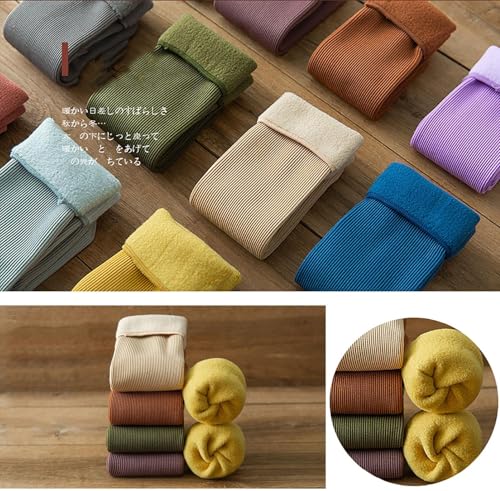 Manlira Socks Women,Fleece Cozy Socks Winter Warm Snow Socks,Fleece Cozy Ultra-Soft Velvet Slim Thermal Socks3