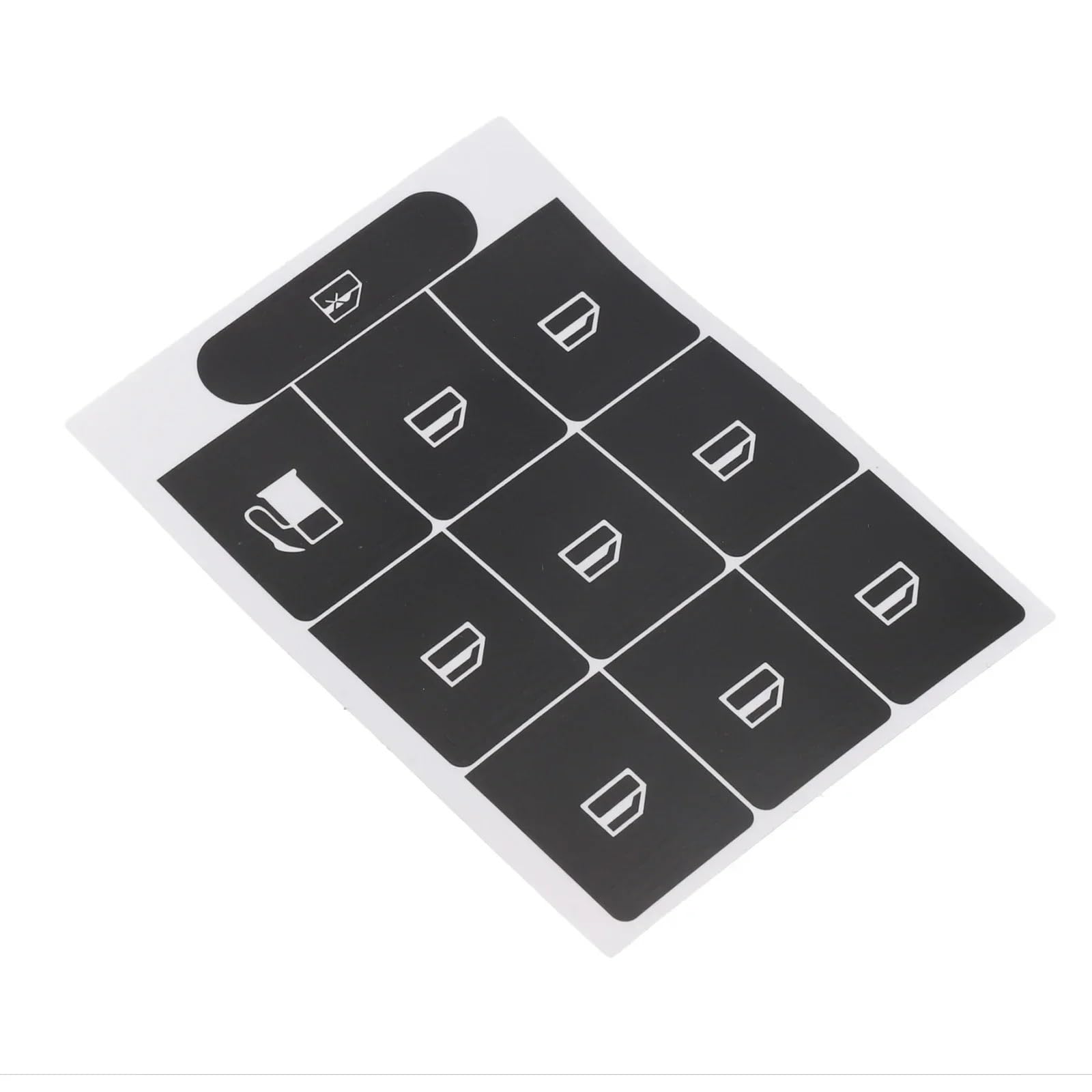 Button Repair Stickers Compatible with VW for Golf for MK5 for Passat for B6 Auto Button Repair Decal Sticker Replacement Accessories