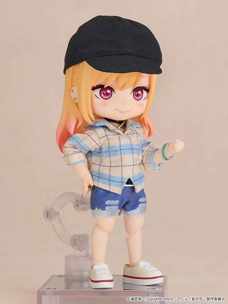 Good Smile Company TV Anime "Dressing Up Doll Is In Love" Nendoroid Doll Ayumu Kitagawa Plain Clothing Version, Cloth, Magnet, Plastic, Pre-painted Action Figure, Non-scale, Exclusive Base Included