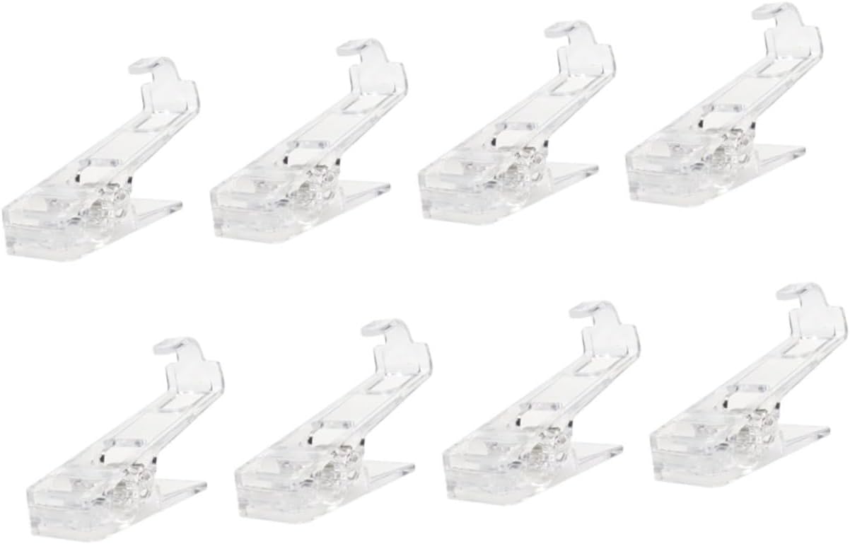 SHINEOFI 16pcs Windproof Laundry Clips Transparent Clothespins for Drying Clothes Strong Non- Grip Multi-Functional Hangers for Pants Skirts Towels Accessories Clips