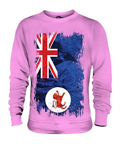 Sweat Tasmanie au motif drapeau grunge avec finitions de qualité supérieure