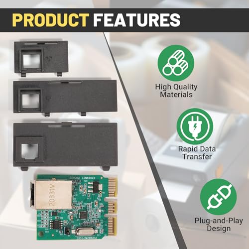 Carte réseau PCBA Zebra ZD420 ZD410 kit module Ethernet - 4