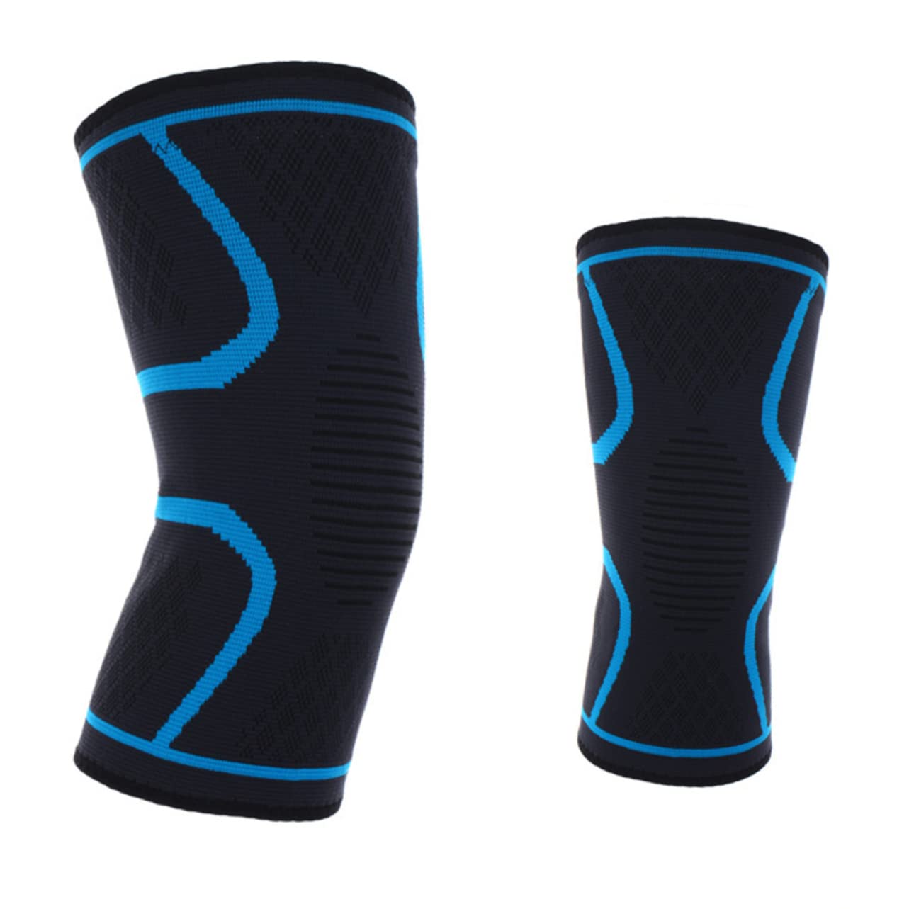 SOESFOUFU 1 Pc Fitness Knee Pads Anatomically Shaped for Running Jogging Sports Support Sleeves for Osteoporosis Swelling