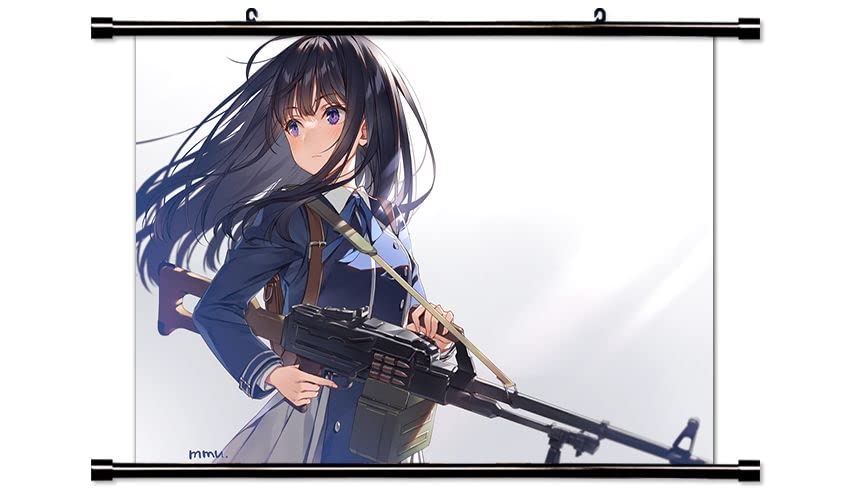 Lycoris Recoil Anime Fabric Wall Scroll Poster (32 x 22) Inches [A] Lycoris Recoil- 6(L)