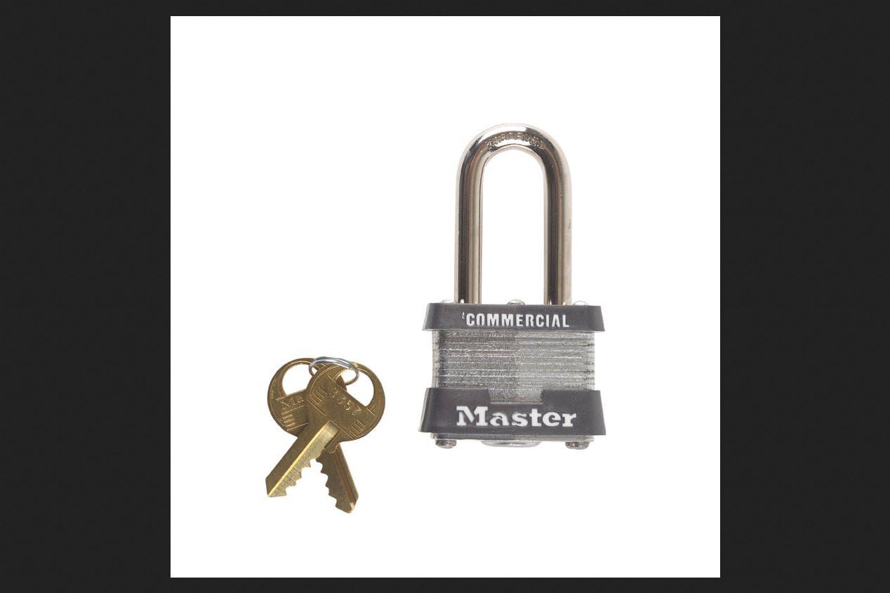Master Lock Padlock 19/16" 9/32" Dia. 11/2" Ka Boxed