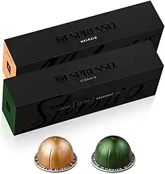 Cápsulas de Café Nespresso Vertuo Aromas Equilibrados - 20 Cápsulas, café de 230ml
