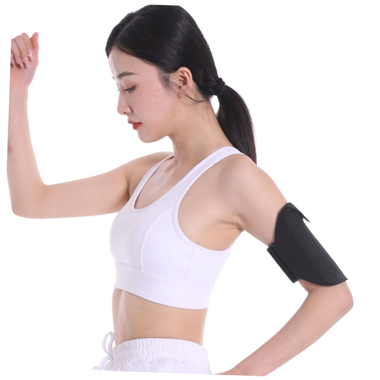 jojofuny 5pezzi Borsetta Multifunzionale Per Smartphone Braccio e Polpaccio e Traspirante Per Fitness e Attività All Portatile e Per Chiavi Soldi e Accessori