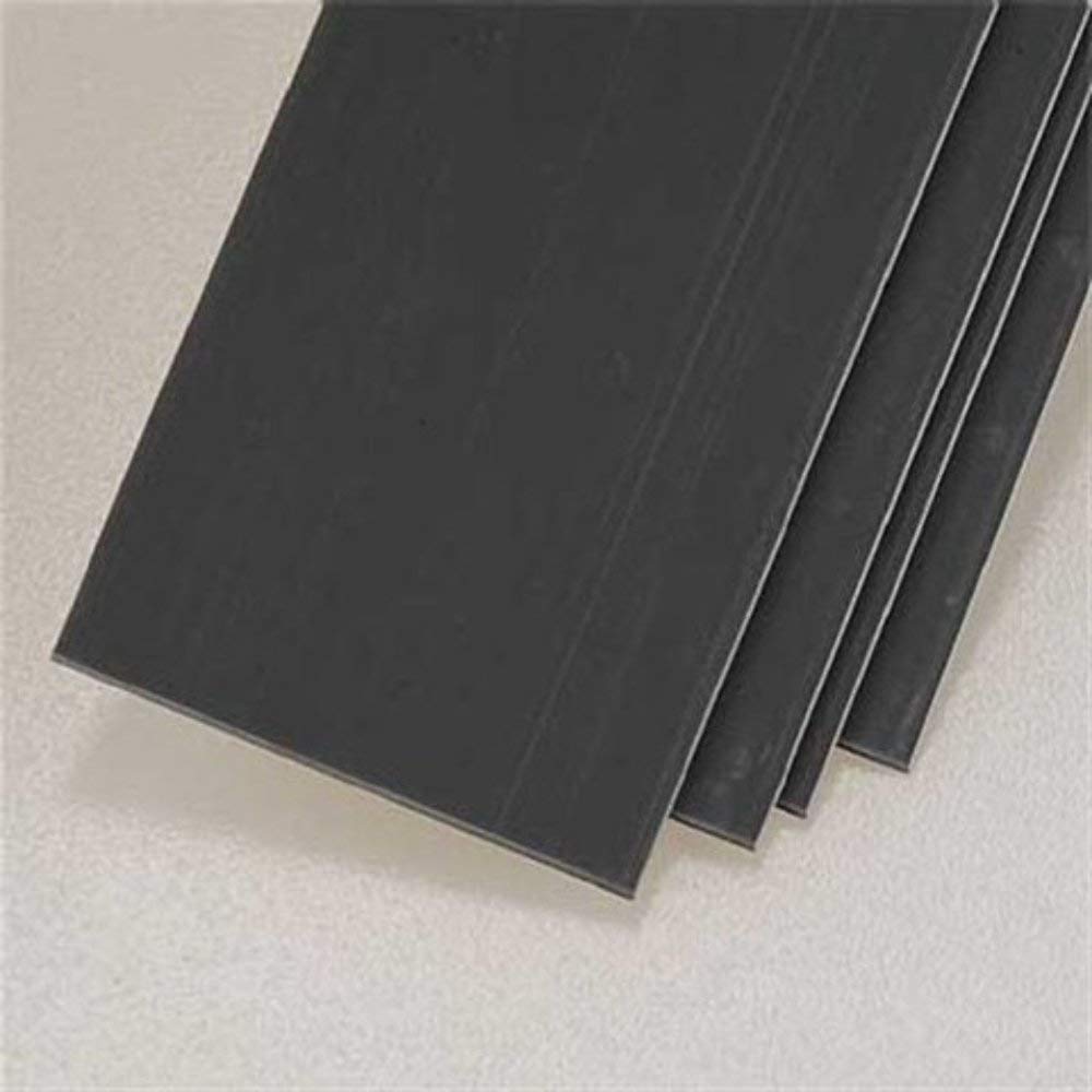 Plastruct 90366 Strip Stock ABS Dark Gray .030