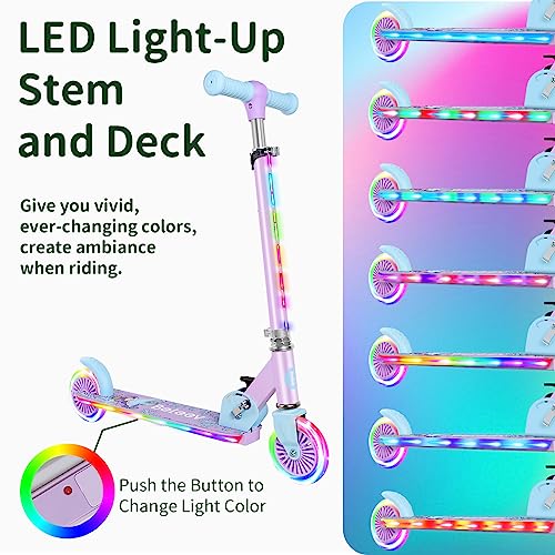BELEEV Kids Light-Up Scooter